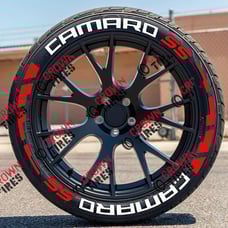 Permanent Camaro SS Tire Lettering Stickers 1.25 Letter for 14 to 22 16 pcs K