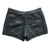 French Connection Cult Connection Cuffed Faux Leather Shorts Black
