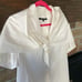 Gucci Cotton Button Down Shirt with wrap around shawl