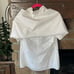 Gucci Cotton Button Down Shirt with wrap around shawl