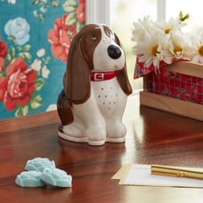 Pioneer Woman Ceramic Scented Wax Warmer, Charlie Bassett Hound Dog*Brand New*