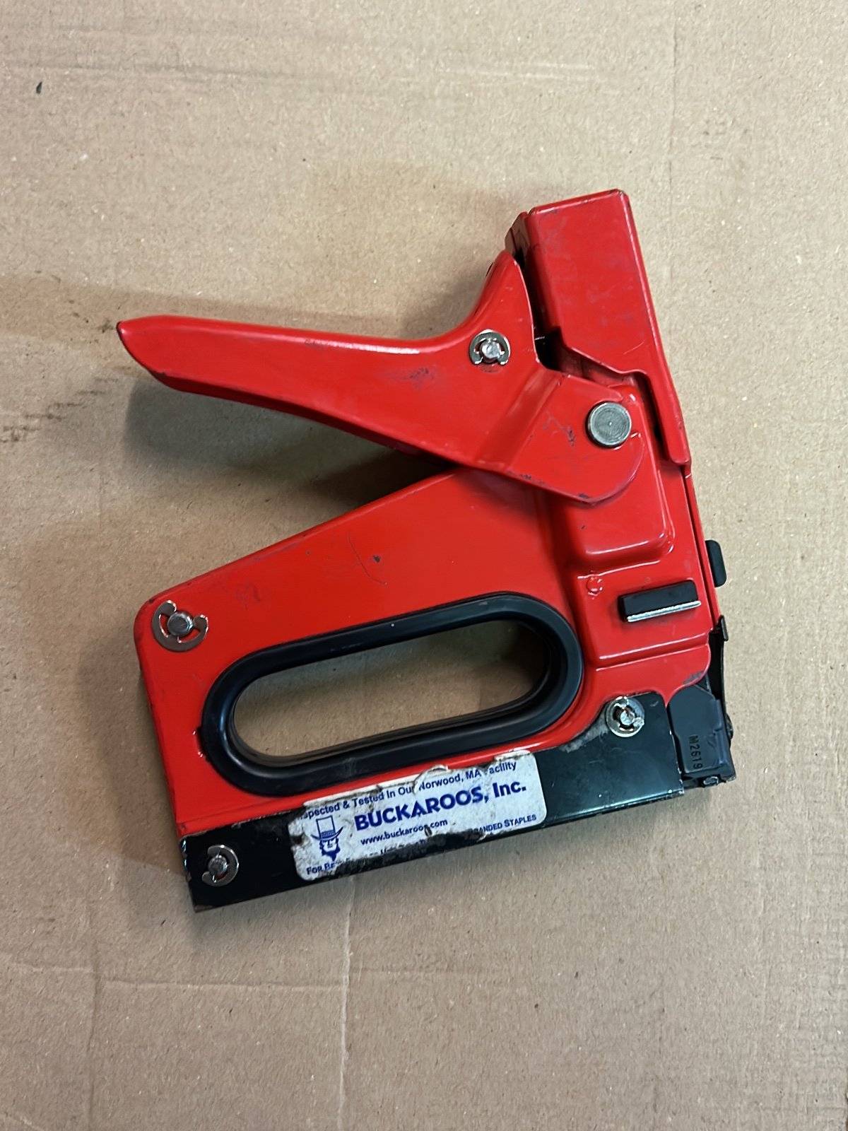 HVAC Outward Clinch Heavy Duty Stapler Ductwork Insulation Tacker