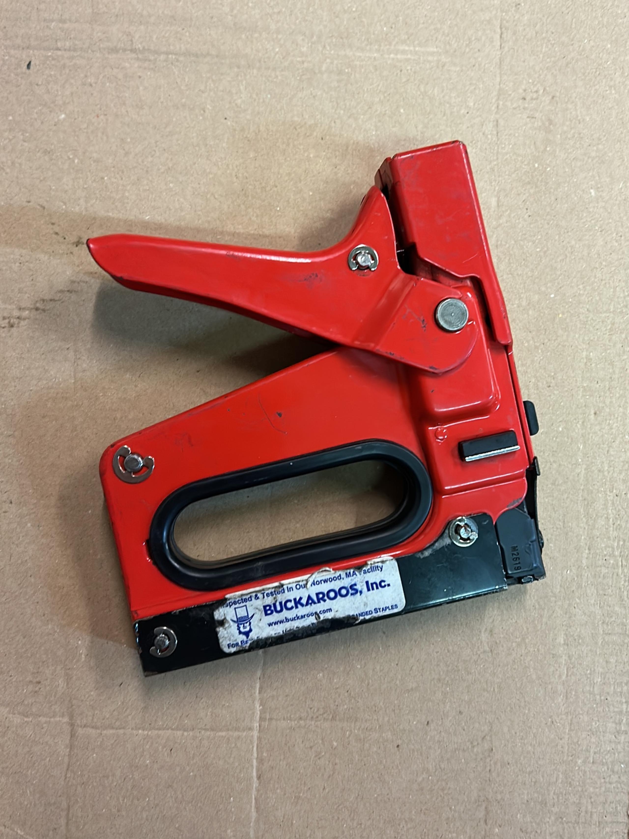 HVAC Outward Clinch Heavy Duty Stapler Ductwork Insulation Tacker
