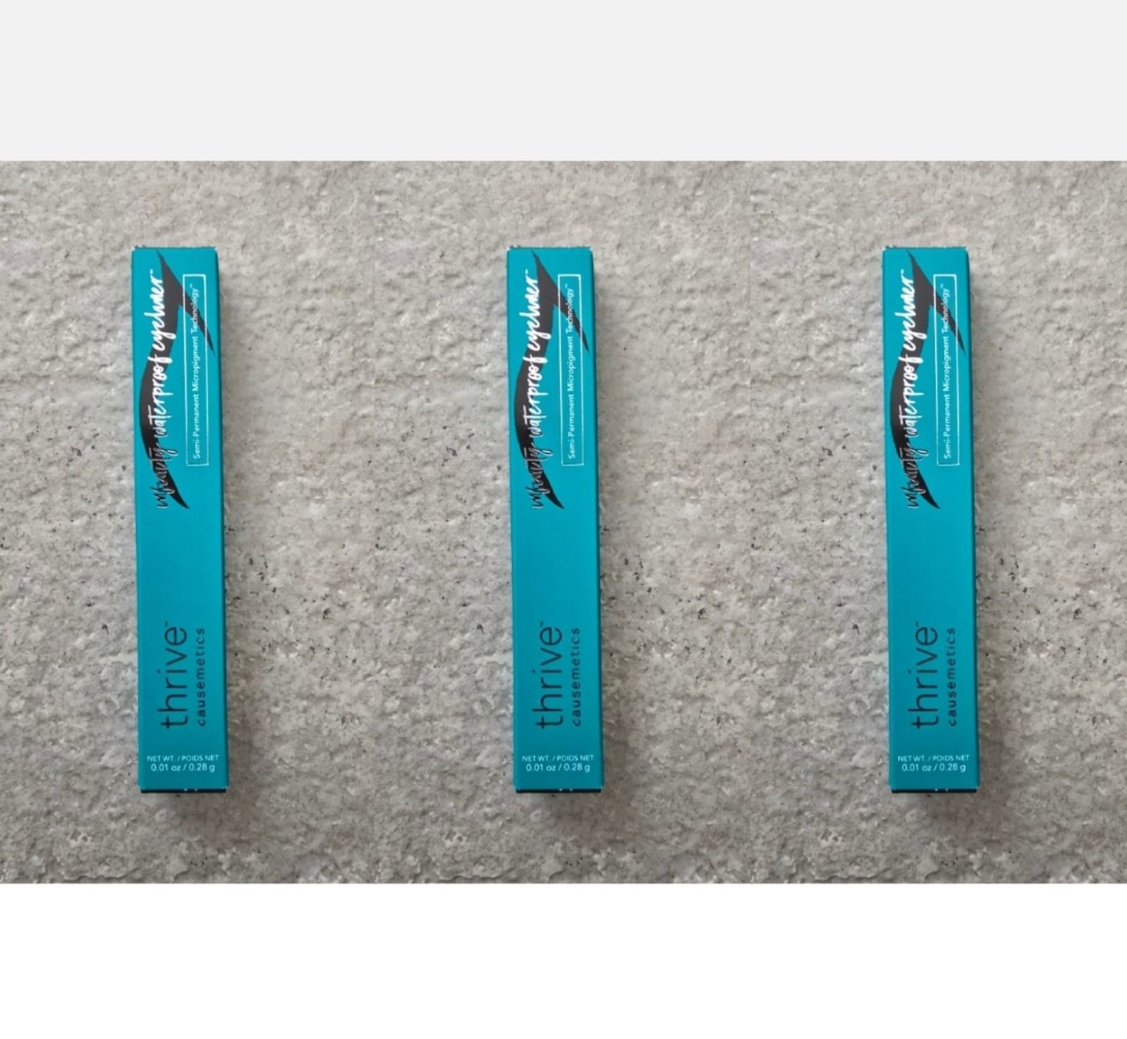 3 Thrive Causemetics Waterproof Eyeliner in LAUREN black matte