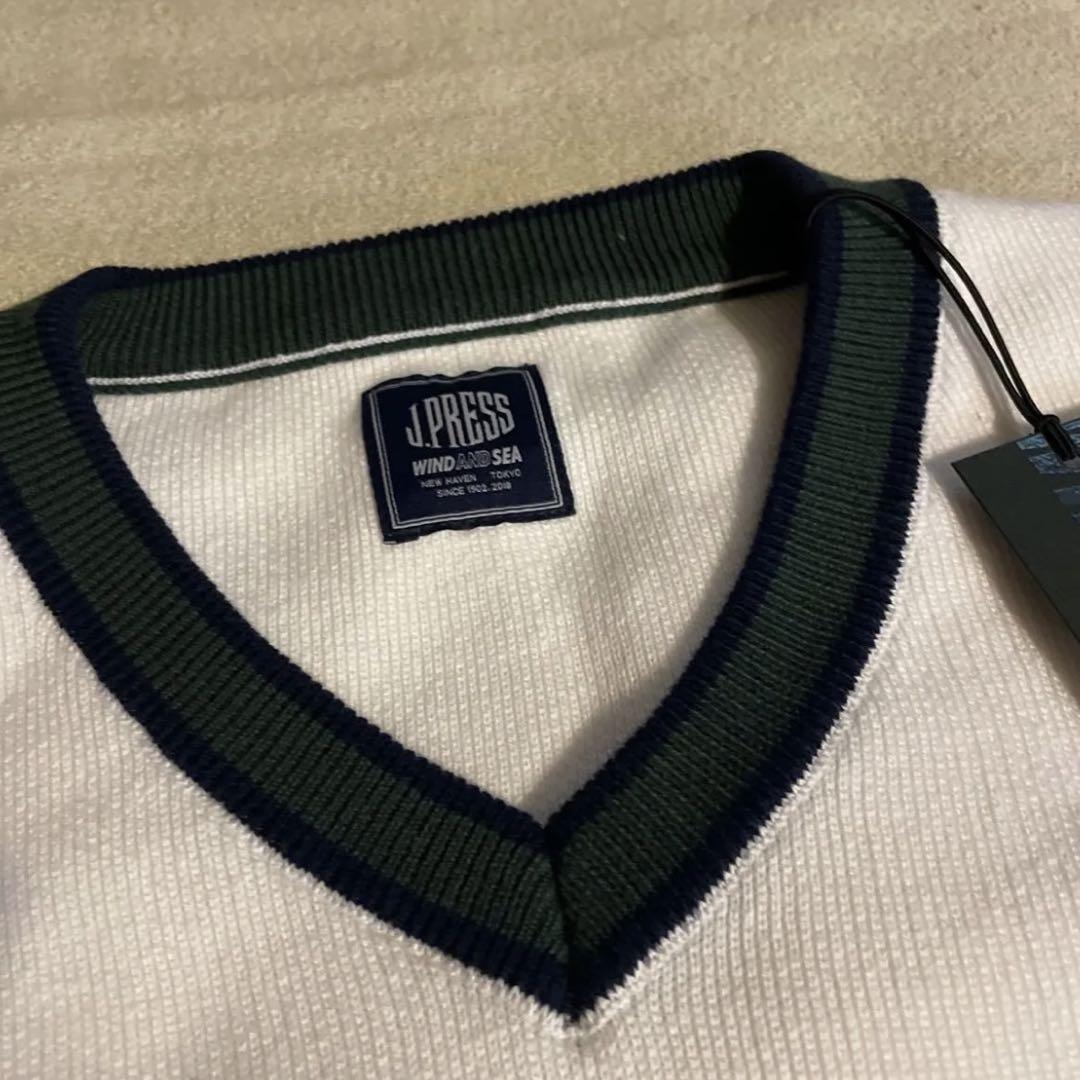 J.PRESS x WIND AND SEA Knit Vest Crewneck