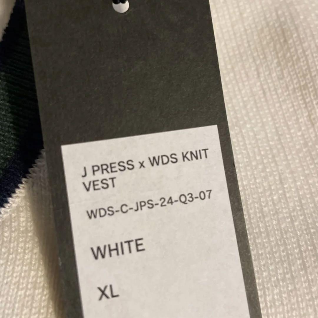 J.PRESS x WIND AND SEA Knit Vest Crewneck