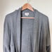 Aritzia Wilfred Diderot Gray Sweater Open Front Cocoon Cardigan XXS
