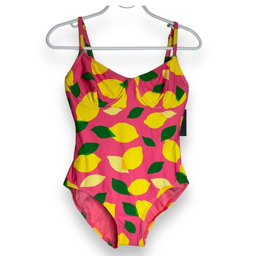 Kate Spade New York Sea Star Pink Lemon One Piece Swim