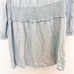 Rails Shawna Denim Long Sleeve Ruffle Colar Mini Dress Light Vintage Size XL