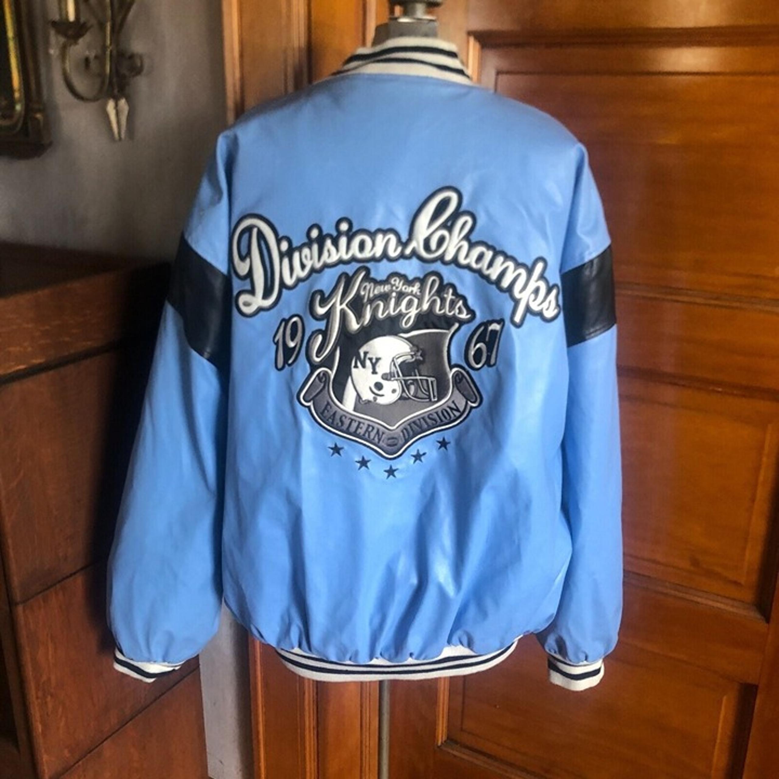 Steve & Barrys Size XL New York Knights Eastern Divison Light Blue Jacket