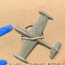 Vintage 1950s Wolverine Tin Aircraft Carrier Plastic Planes New On Original Card