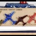 Vintage 1950s Wolverine Tin Aircraft Carrier Plastic Planes New On Original Card