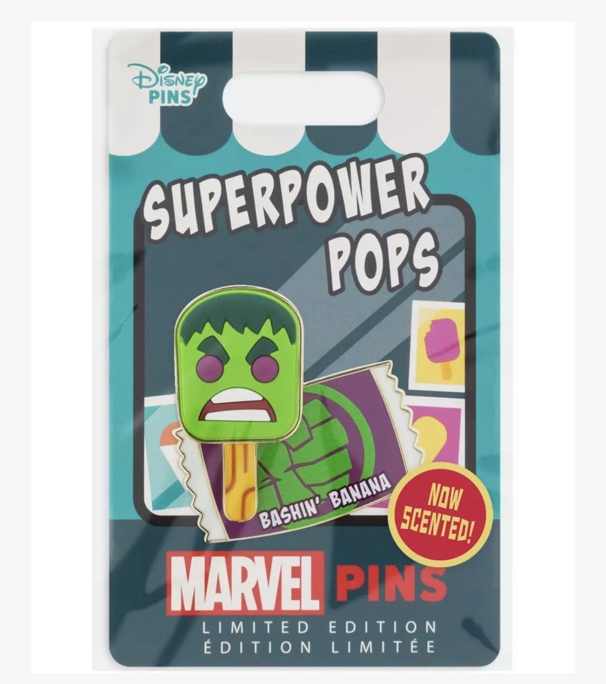 Hulk Bashin’ Banana Superpower Pops Pin -APRIL -Banana Scented LE 1000