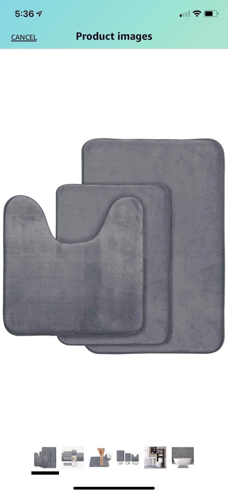 Memory foam bath mats!, 3 piece set!!!