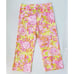 Lilly Pulitzer Vintage White Label Multicolor Mosaic Sun Print Crop Pants Size 2