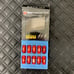 New 20PCs Red D1 Motor Racing Style Lug Nuts M12x1.5