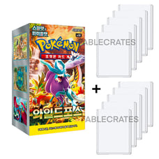 Pokemon Scarlet & Violet Wild Force Booster Box sv5K (Korean) + 10 Toploaders