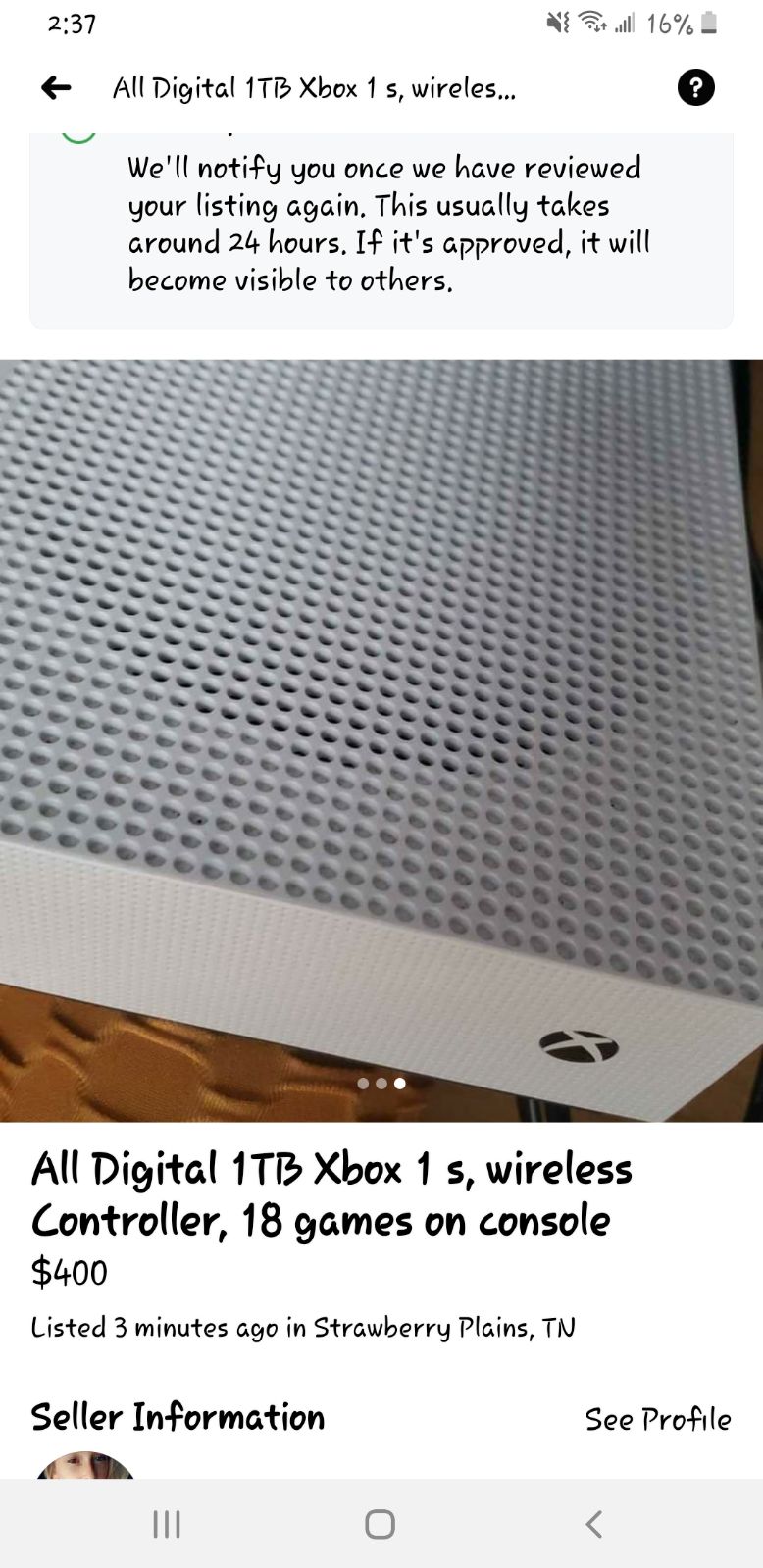 All Digital Xbox One S