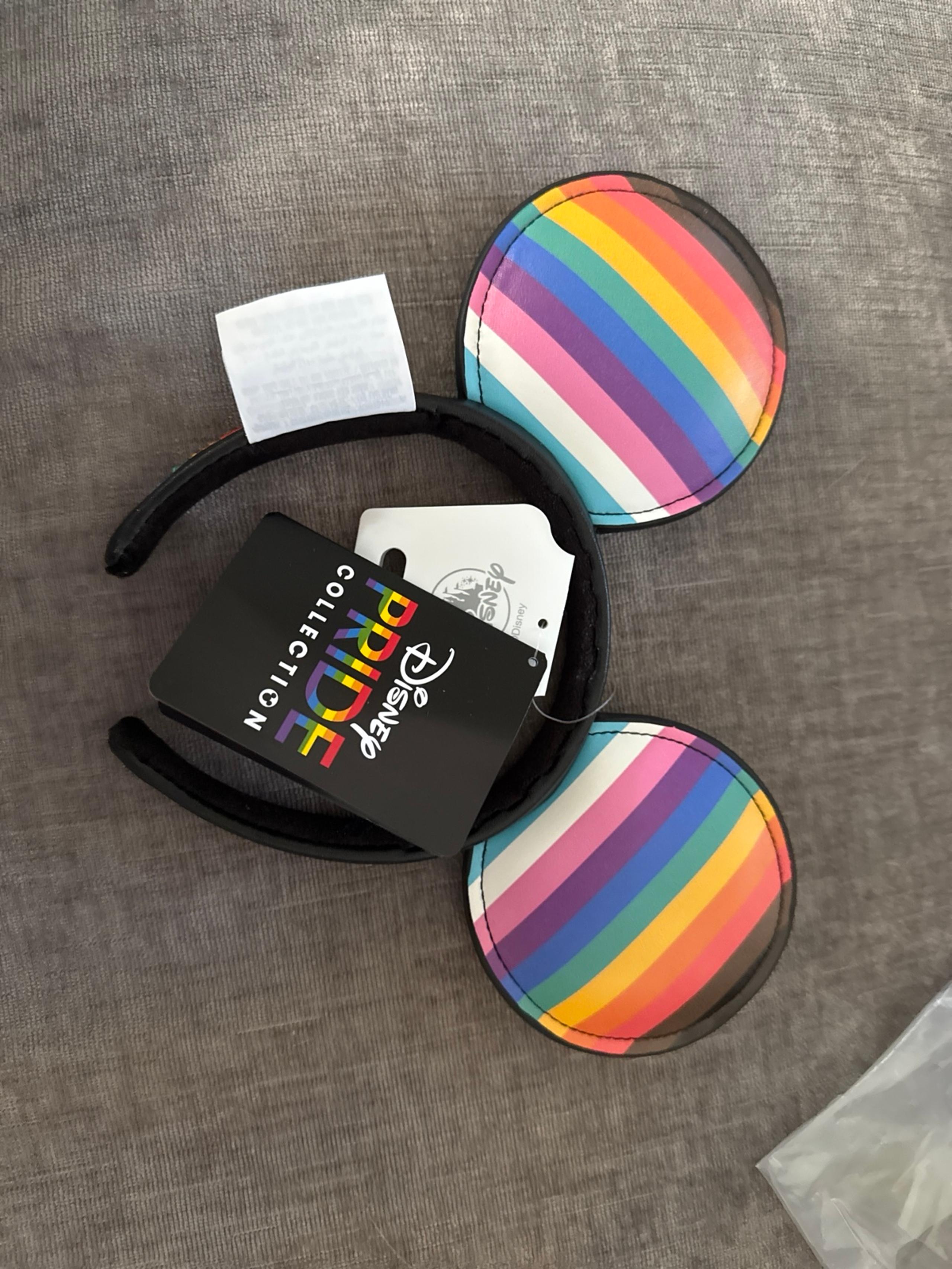 Disney Pride Faux Leather Rainbow Minnie Ears