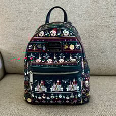 Disney Parks Ugly Christmas Sweater 2020 Loungefly Mini Backpack