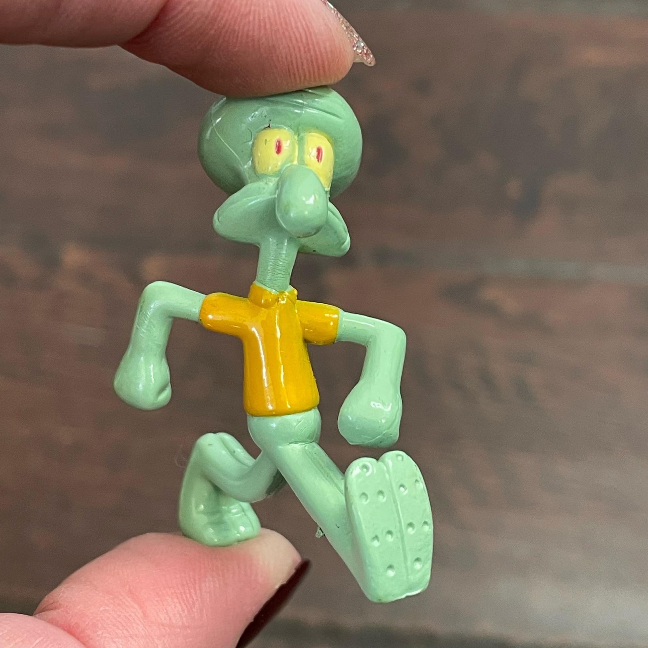 Spongebob Squidward Tentacles Figure 2003 Viacom Nickelodeon Mini Collectible