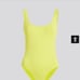 NWT!! Solid & Striped(L), The Annemarie, One-Piece Swimsuit- Chartreuse