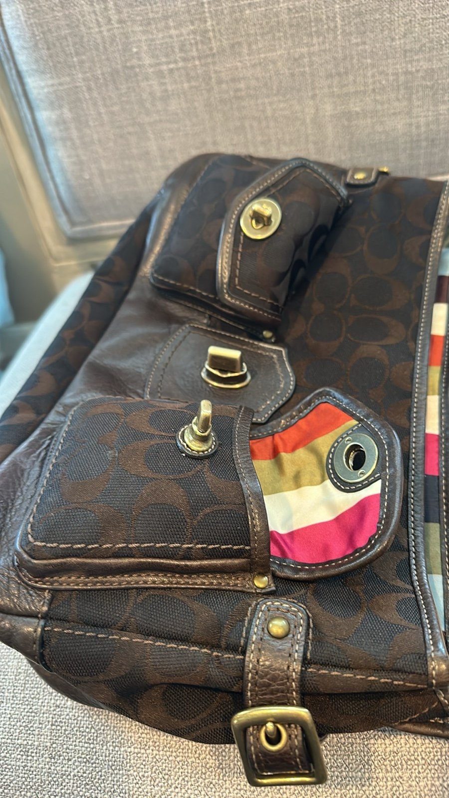 Coach /vintage 65th Anniversary Legacy Signature Series Bag