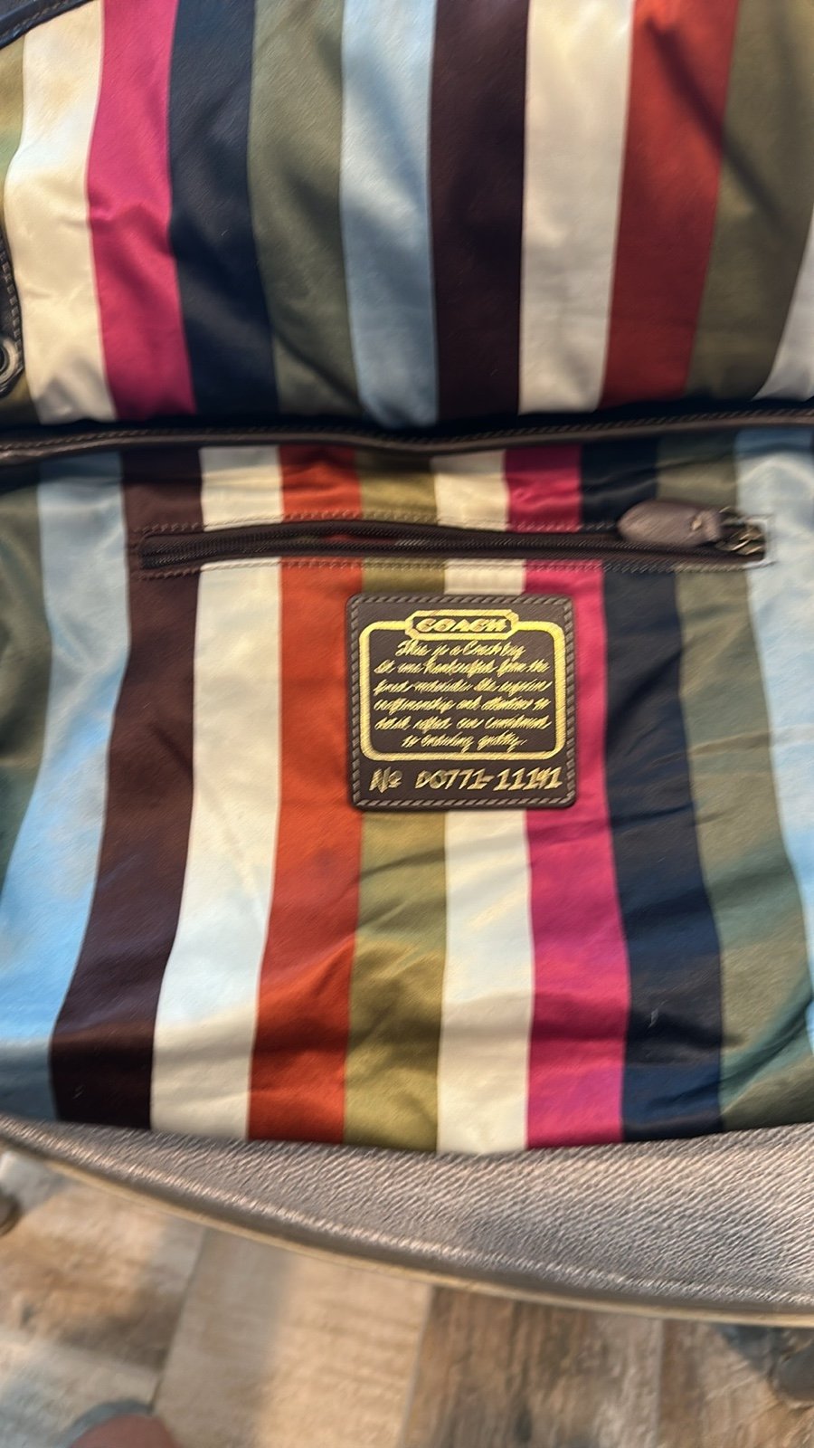 Coach /vintage 65th Anniversary Legacy Signature Series Bag