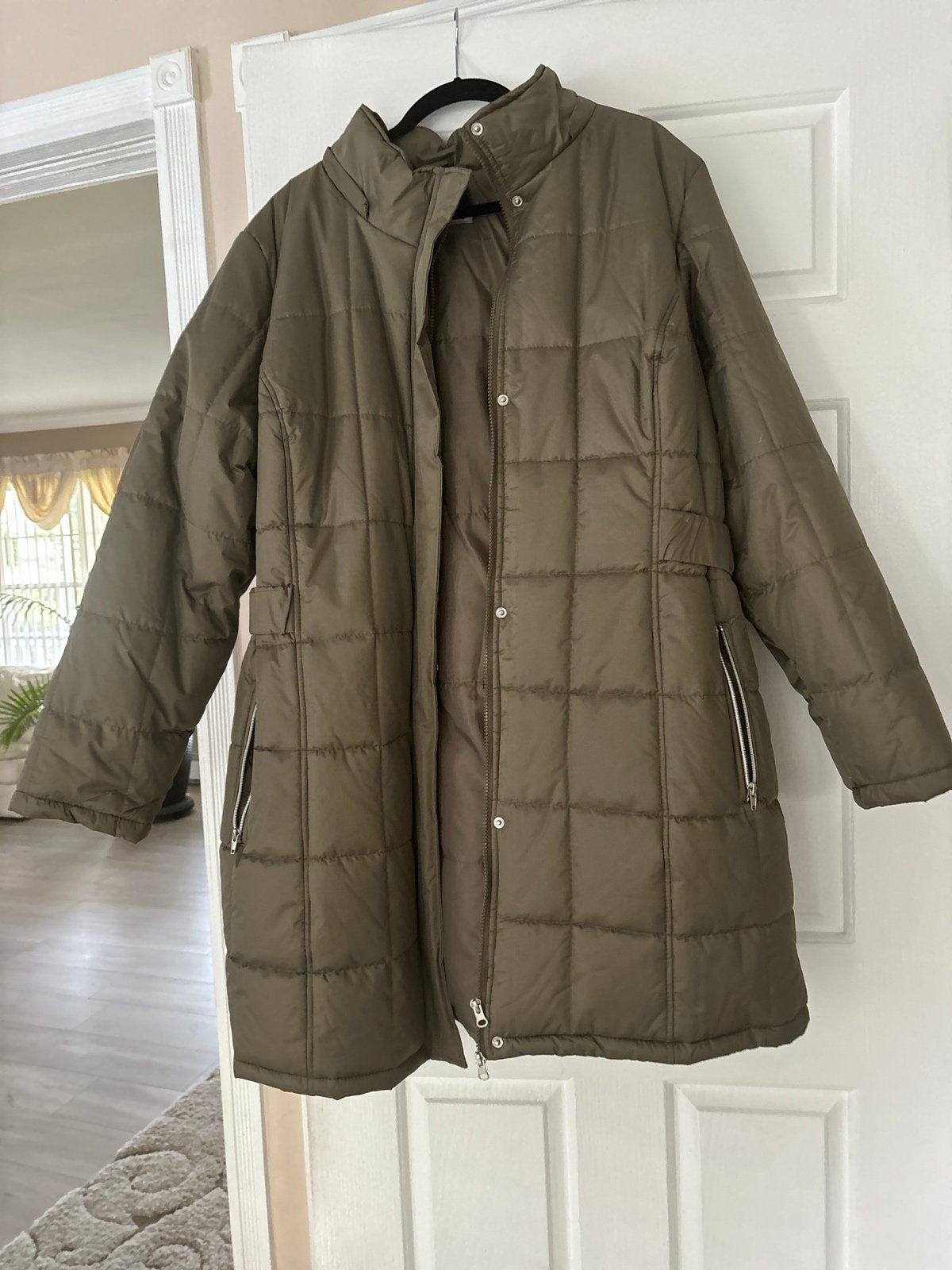 Coat with hood