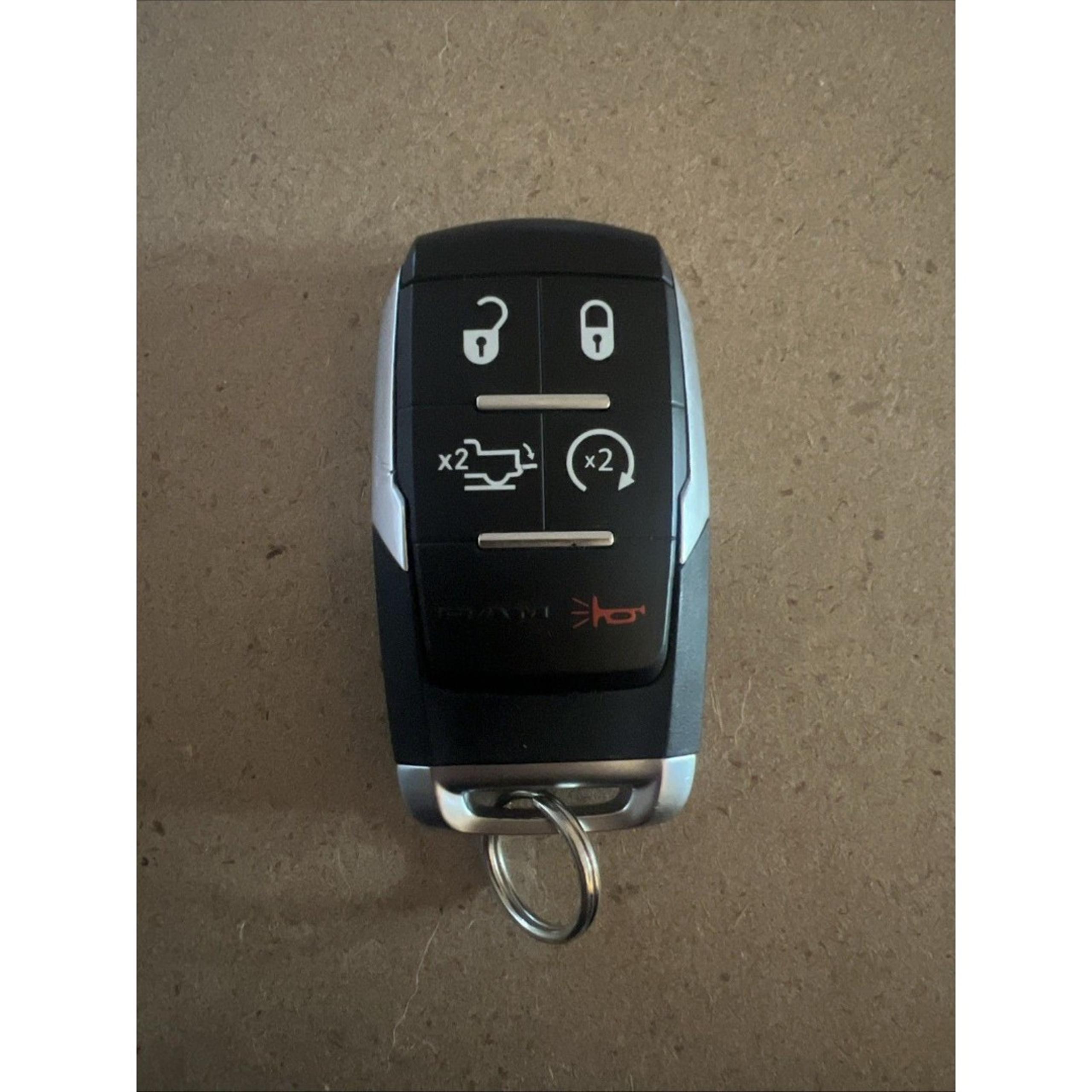 OEM 2019-2024 RAM 1500 5 BUTTON REMOTE START KEY FOB OHT-4882056 68584155