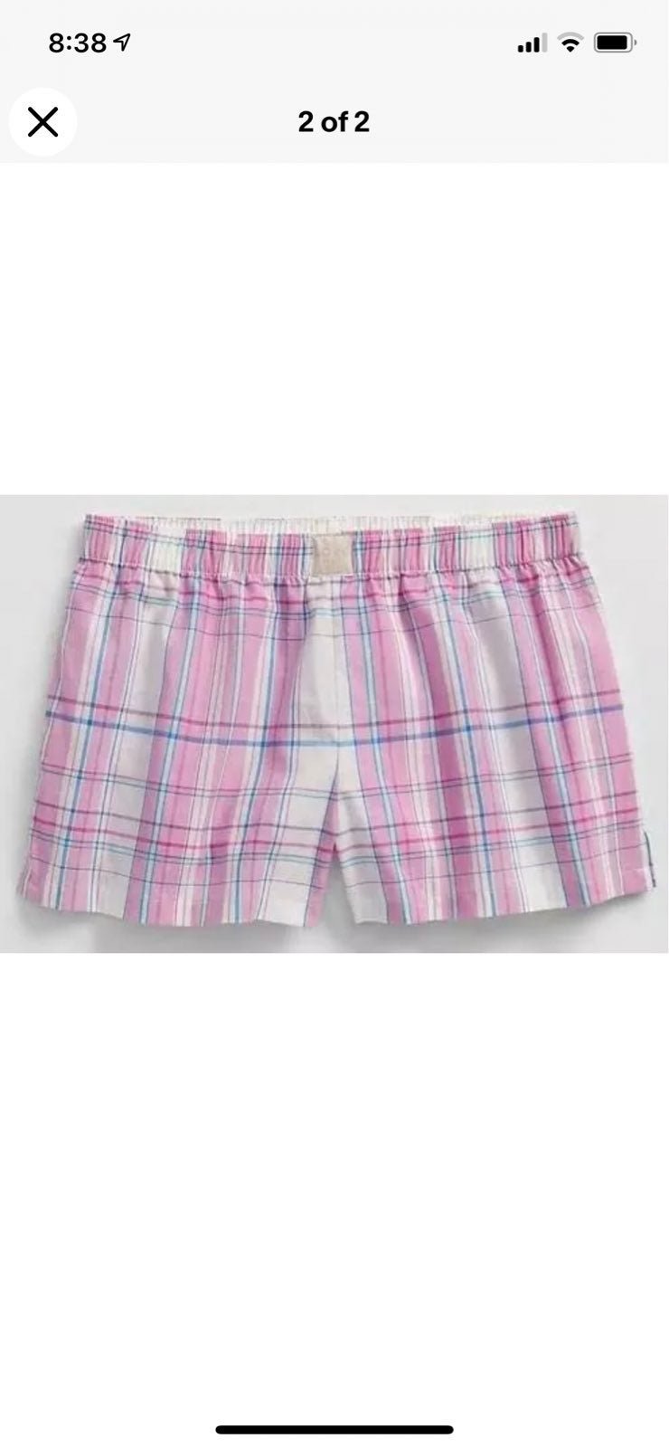 GAP pajama shorts. NWT size small great to sleep in or just hang out in.