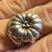 Vintage 1970’s Sterling Huge Poppy Flower Ring 7.90