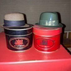 Set of 2 Stetson mini salesmans hat samples