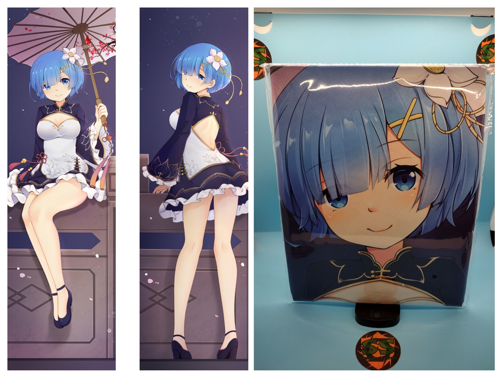 Re:Zero - Rem - Peach Skin Dakimakura Body Pillowcase - 150 x 50 CM
