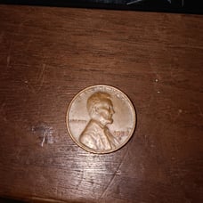 Lincoln wheat penny 1957 D MINT us coin Error B in Liberty filled in BIE