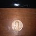 Lincoln wheat penny 1957 D MINT us coin Error B in Liberty filled in BIE