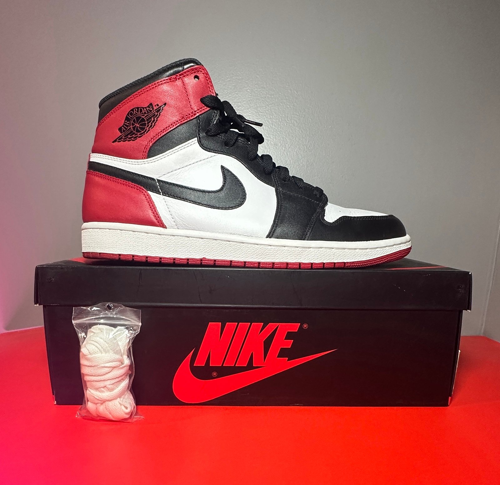 Size 11.5 - Air Jordan 1 Retro OG 2013 High Black Toe