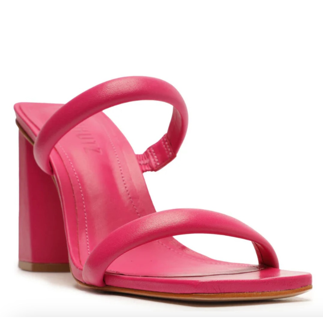 SCHUTZ New in Box Ully Double Strap Slide in Pink // 8.5