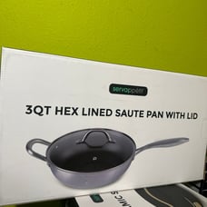 3QT HEX LINED SAUTÉ PAN WITH LID