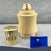 LAMPE BERGER PARIS - France Cream Stone Retired Gold Top Lamp NEEDS WICK