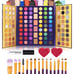 UCANBE 5pcs Eyeshadow Makeup Set -114 Shades MIRROR Eye Shadow Palette