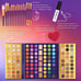 UCANBE 5pcs Eyeshadow Makeup Set -114 Shades MIRROR Eye Shadow Palette