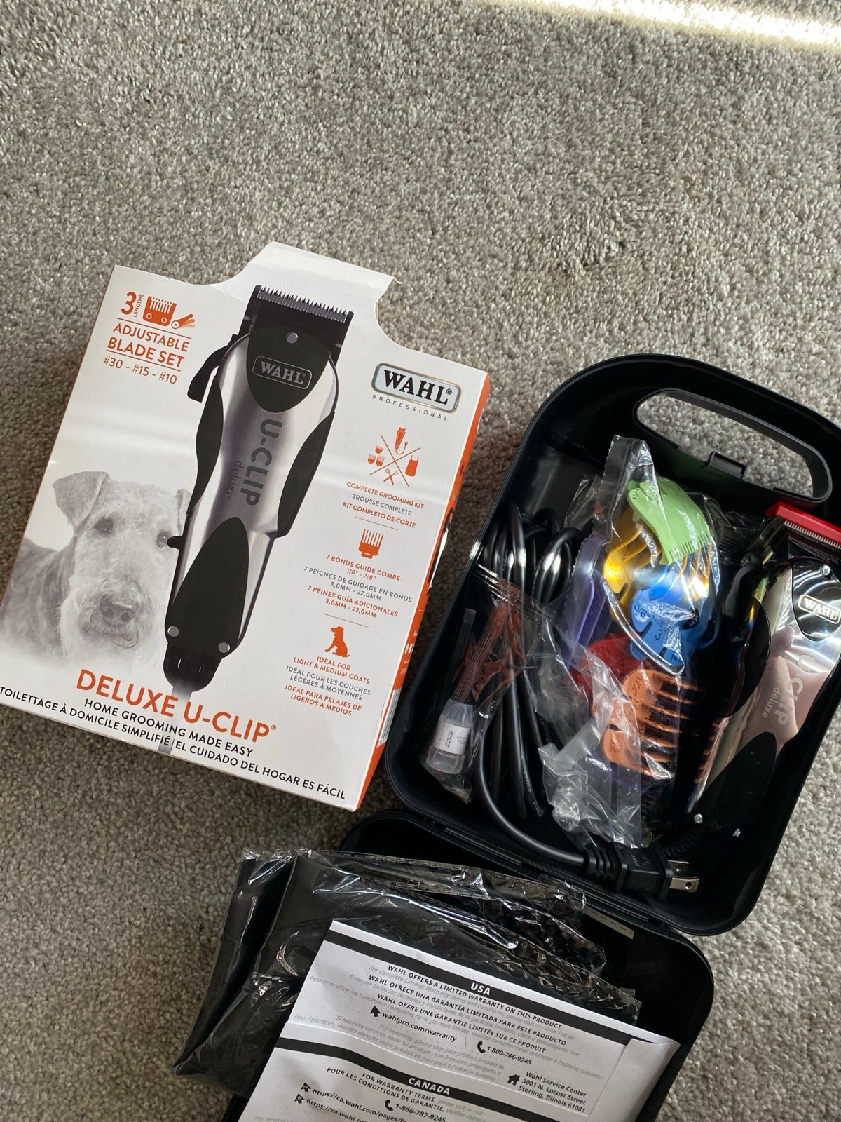 Wahl Pro Animal Deluxe U-Clip - Dog & Cat Grooming Trimmer