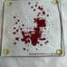Dexter Blood Splatter Slides Glass Coasters