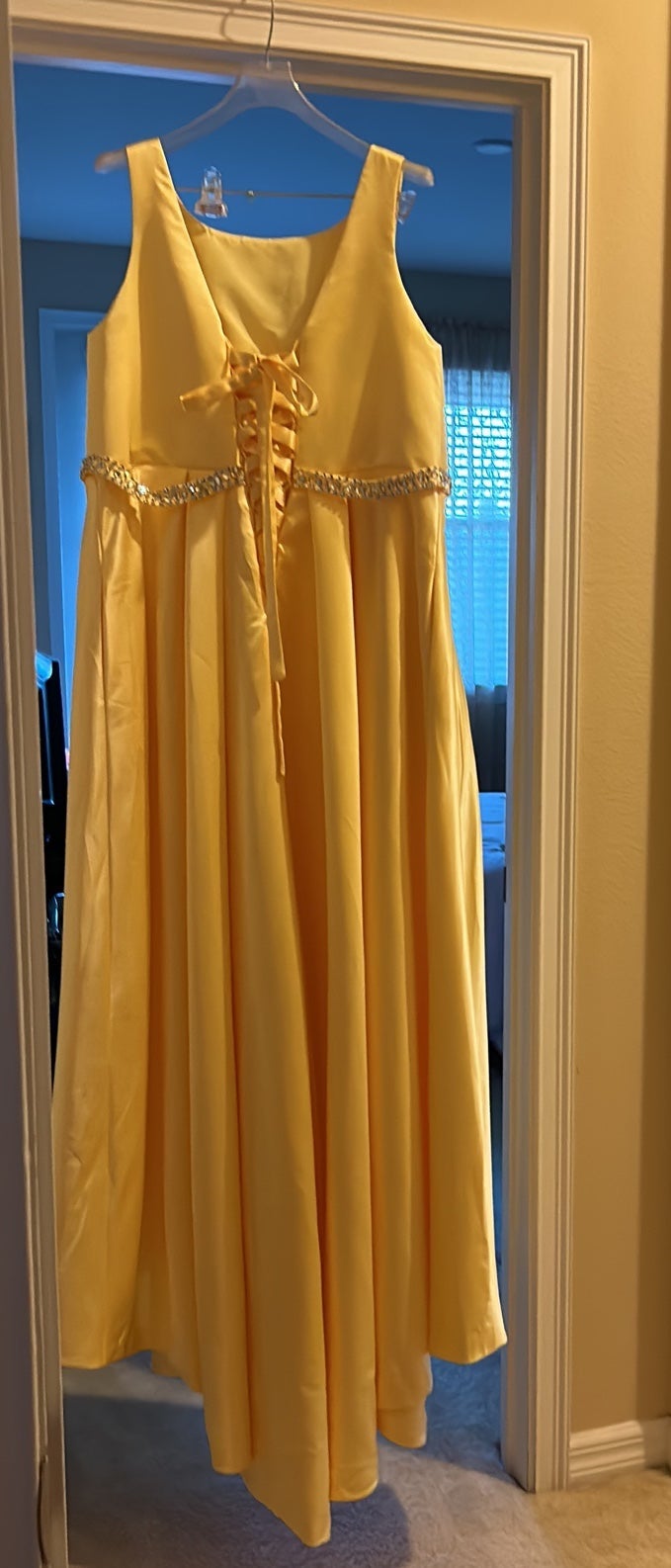 Vnaix wedding dress; yellow
