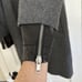 DIESEL BLACK GOLD Coat Black Wool Blend Lamb Skin Trim Unisex It 48 AMAZING