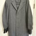 DIESEL BLACK GOLD Coat Black Wool Blend Lamb Skin Trim Unisex It 48 AMAZING