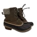 Sorel Women's Brown Leather Slimpack Lace II Boots Size 8