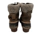 Sorel Women's Brown Leather Slimpack Lace II Boots Size 8