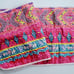 Boho Multicolor Bright King Embroidered Detail Decorative Pillow Shams Set of 2